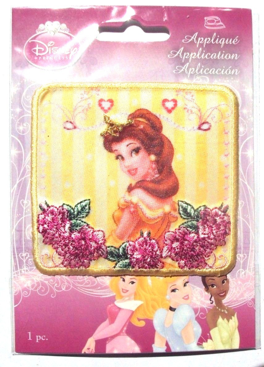 Disney Princess Belle Applique Iron-On Patch - NEW