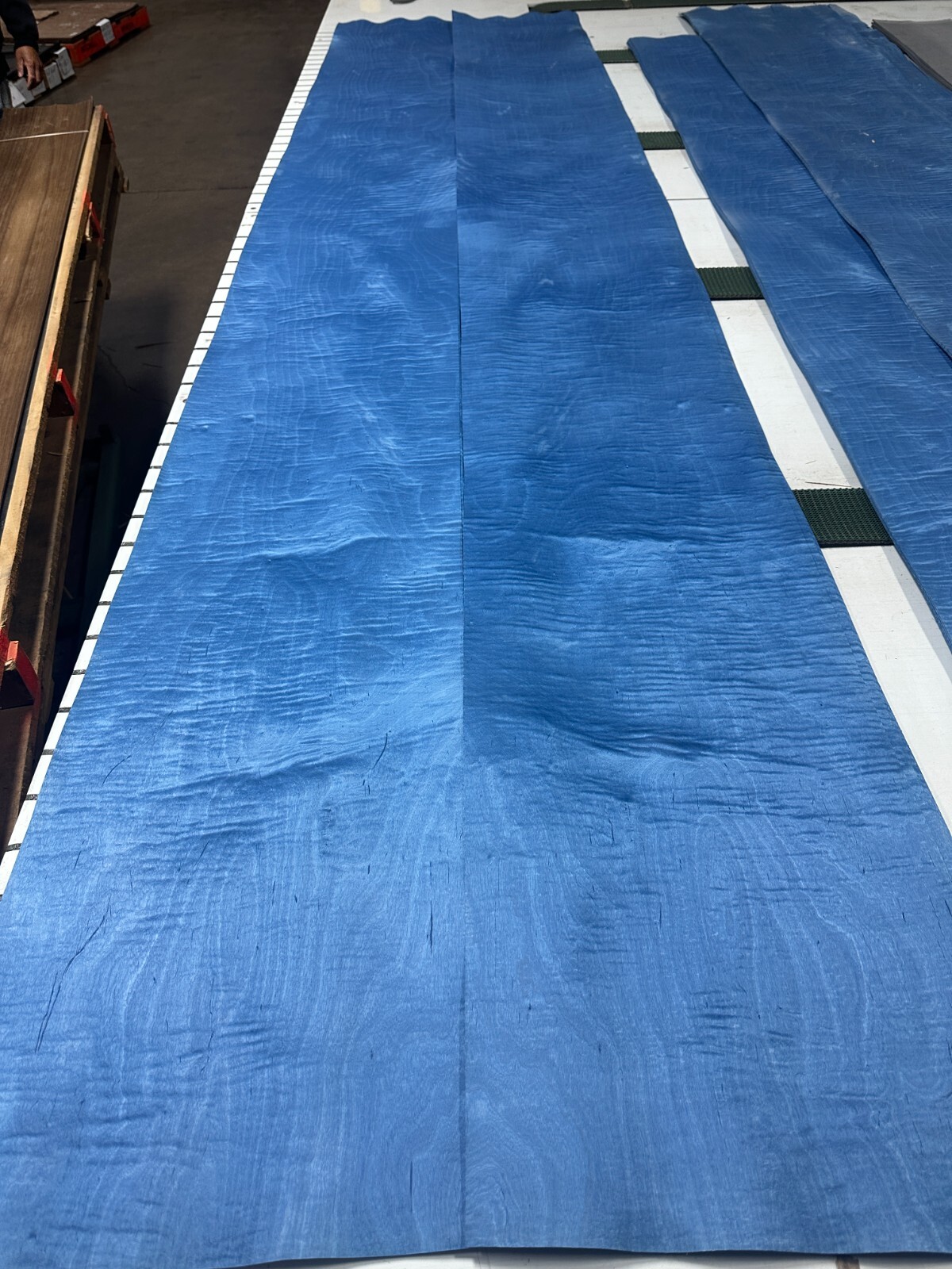 Blue Birch Raw Wood Veneer 2 sheets 121'' x 14'' 49D