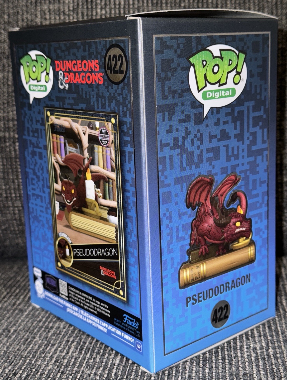 Funko Pop Digital Exclusive Dungeon Dragons Pseudodragon LE 1,324 In Hand