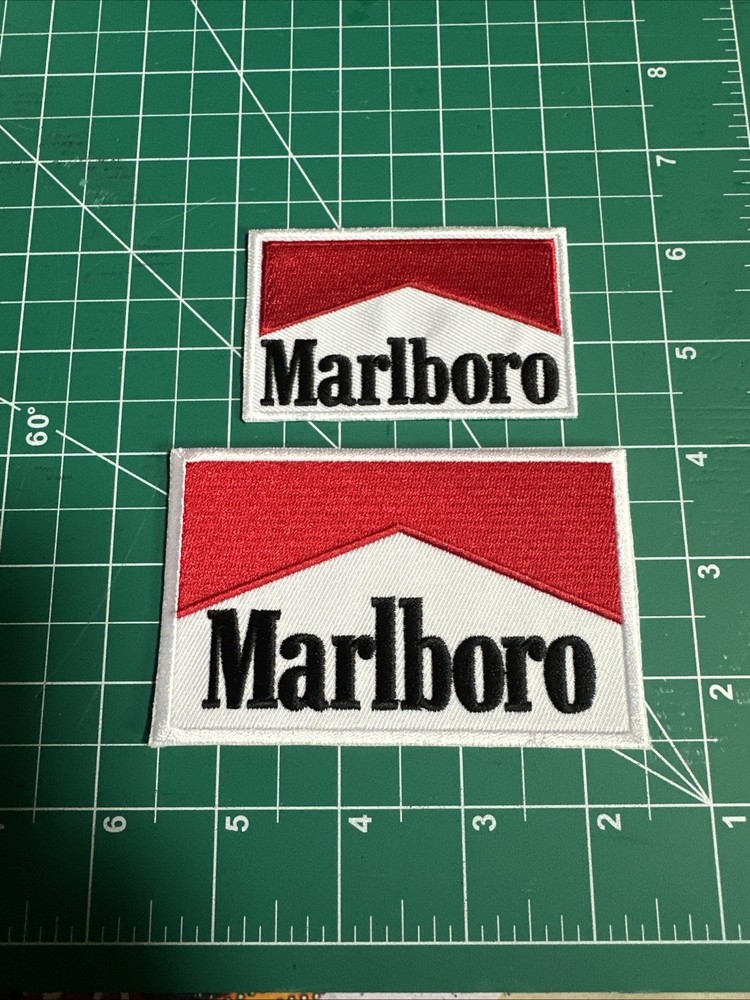 Iron-on Patch Marlboro Two Sizes - High Quality