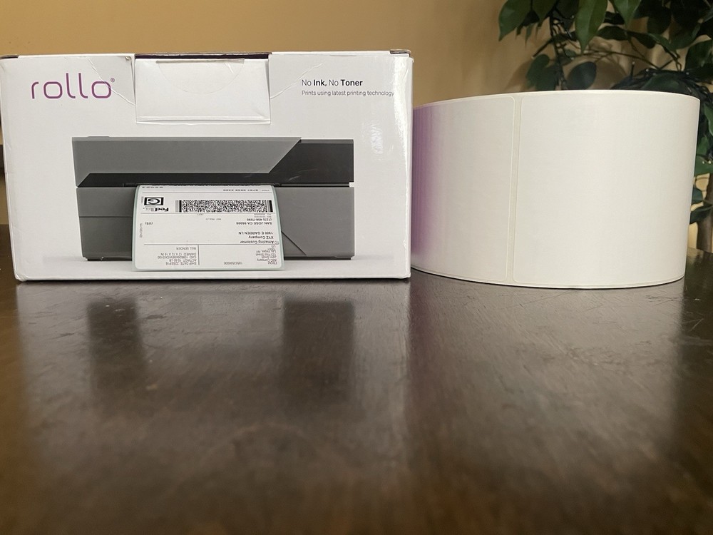 Rollo Logistics Label Printer with Blank Shipping Label Roll