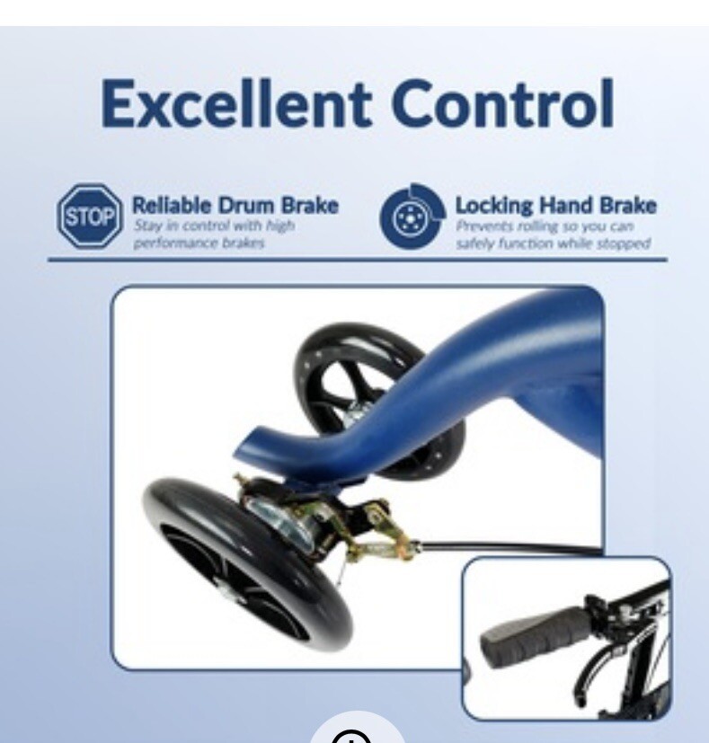 KneeRover® Steerable Seated Knee Scooter