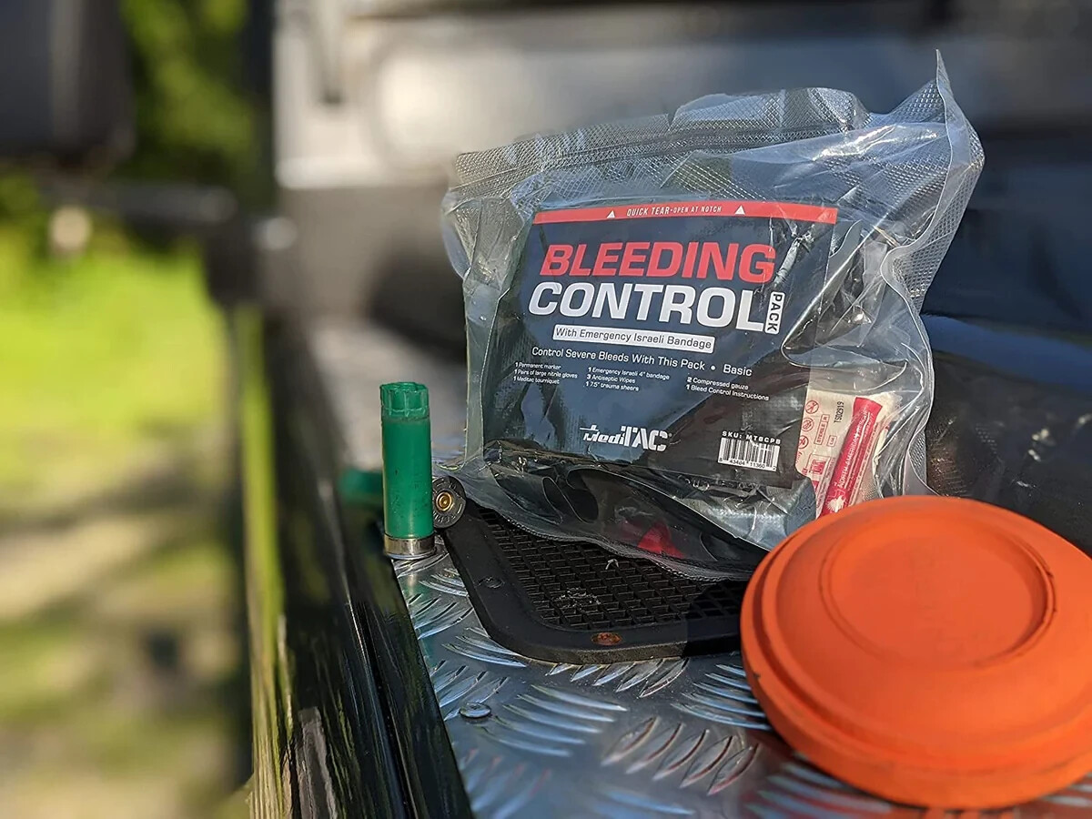 MediTac Basic Bleeding Control Pack First Aid Kit Tourniquet Bandages Stocked