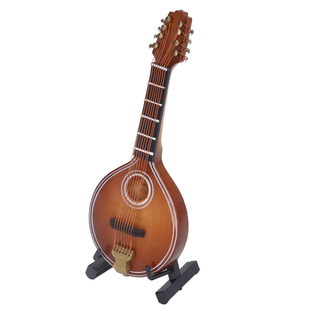 Mini Mandolin Instrument Space Saving Elegant Handmade 8 Strings Mandolin Mo NY9
