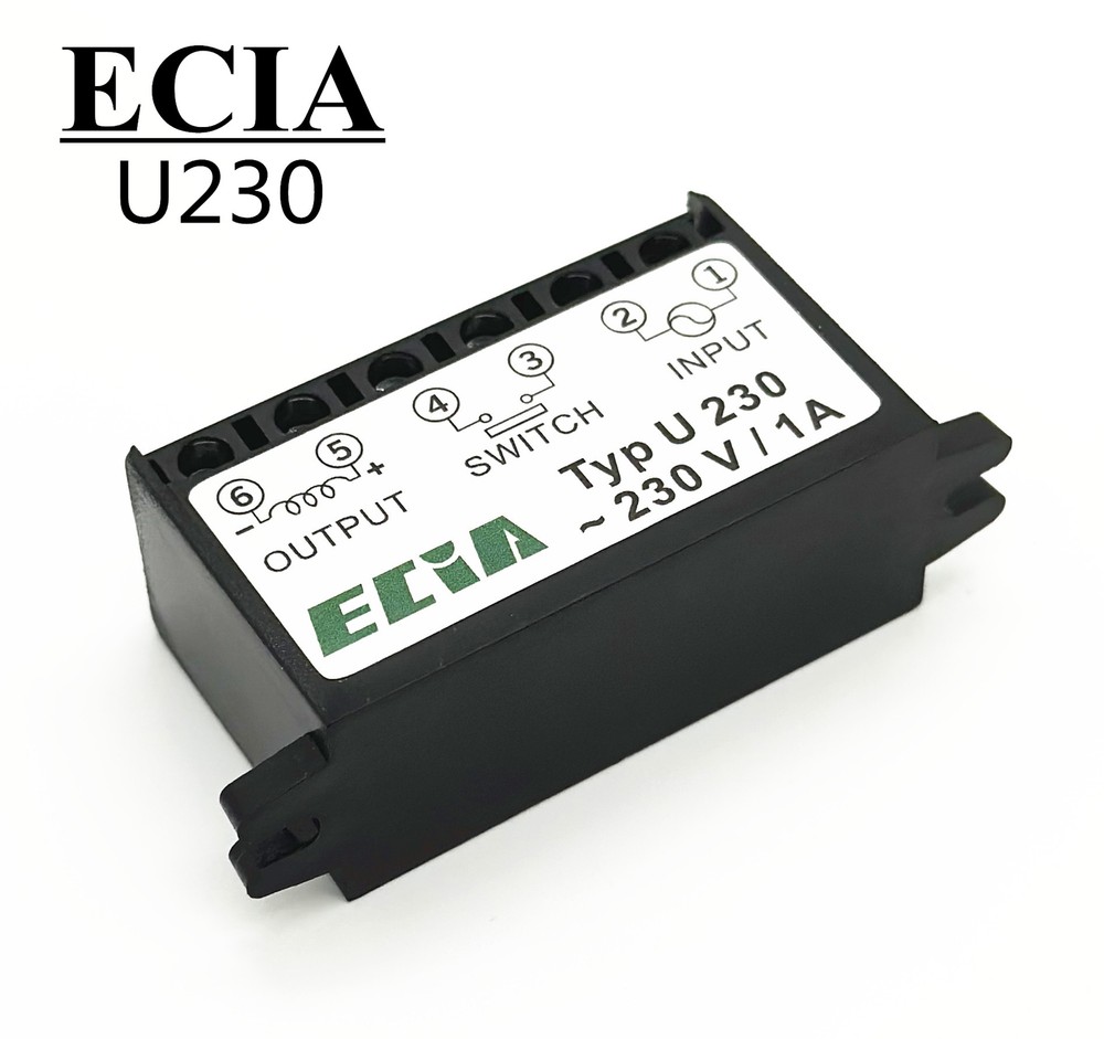 ECIA TYP U230 230V/1A brake rectifier module