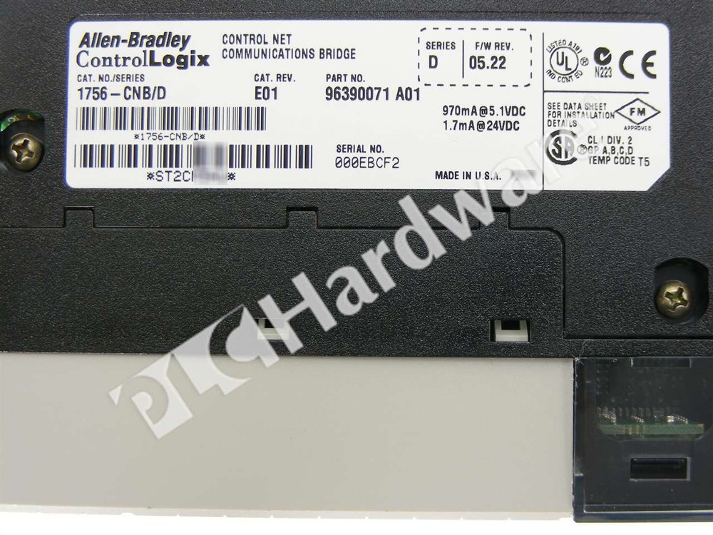 Allen Bradley 1756-CNB /D ControlLogix ControlNet Bridge Module Qty