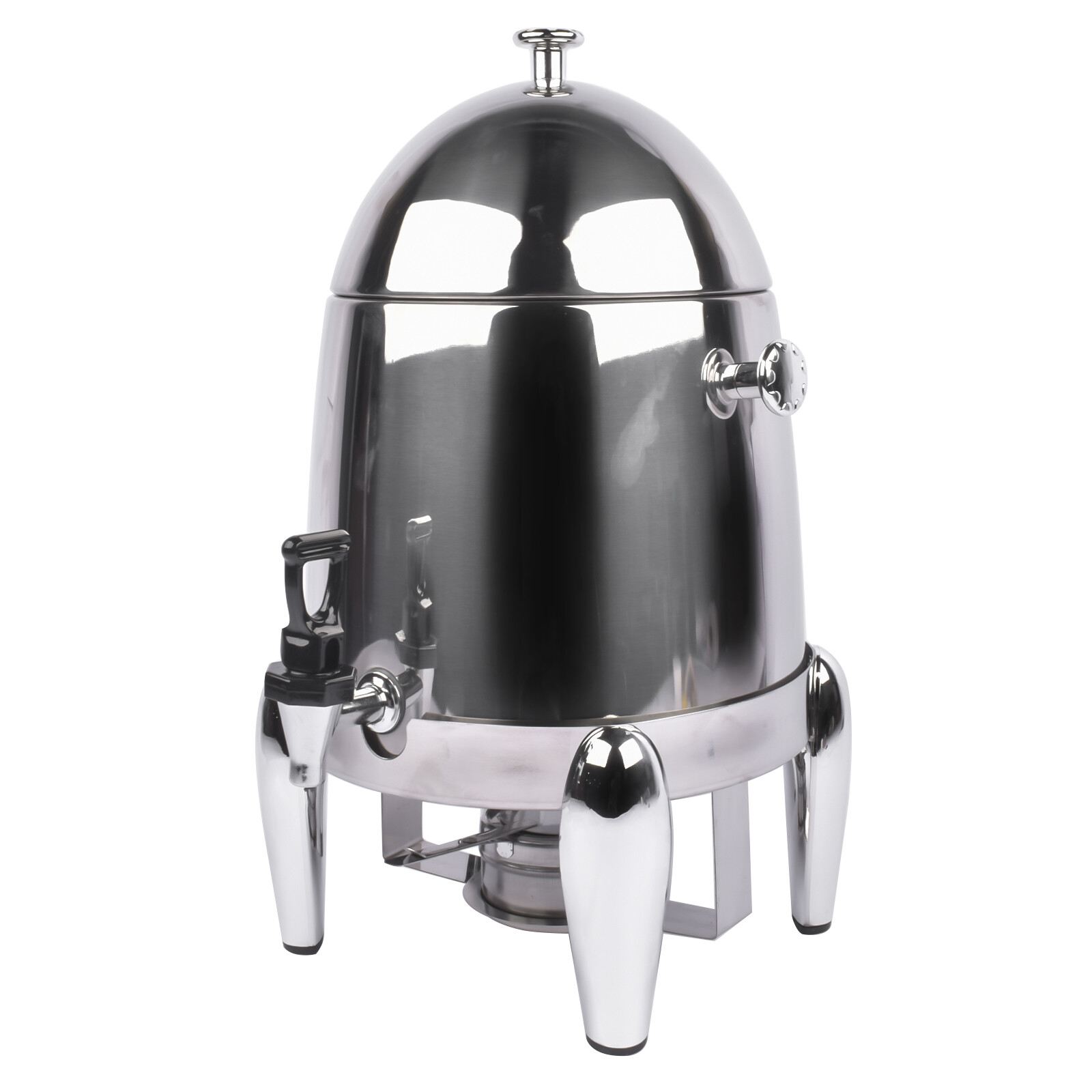 Stainless steel Beverage Dispenser for Hot & Cold Drinks with Ice Core and Stand