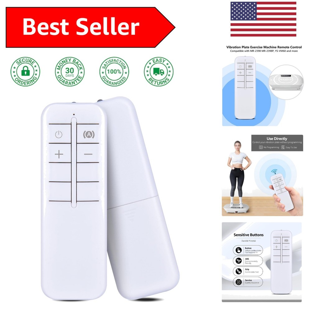 Ergonomic Replacement Remote Control for MERACH & ZENACTIVE Vibration Plates