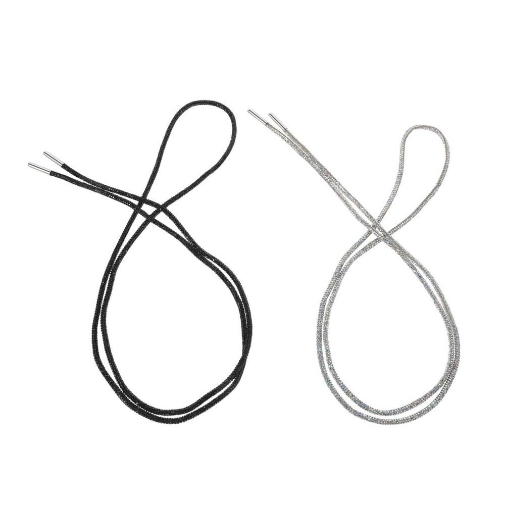4 Pcs Shiny Shoelaces String Decorations Drawstring for Sweatpants