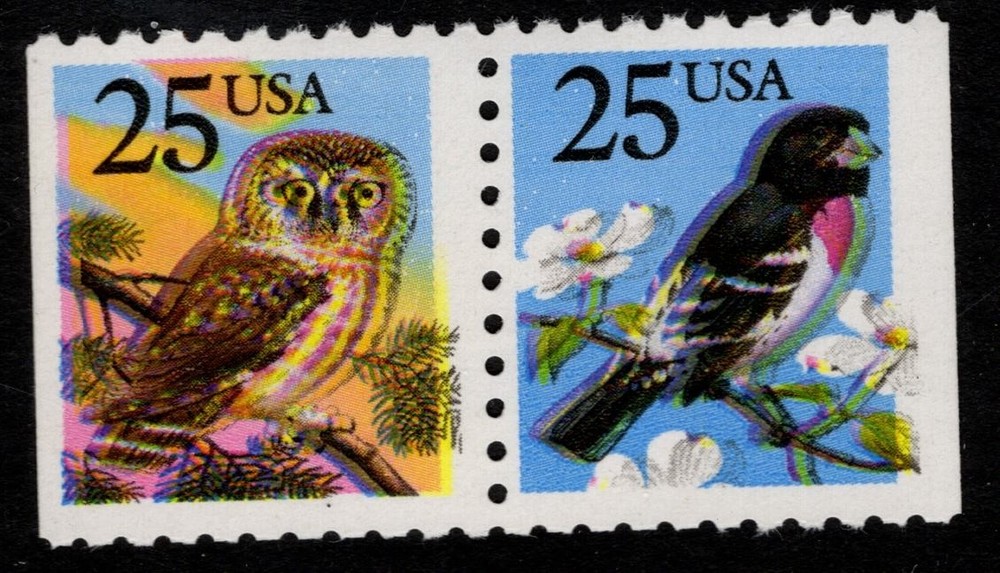 US Sc#2285d NH-VF DOUBLE IMPRESSION ERROR