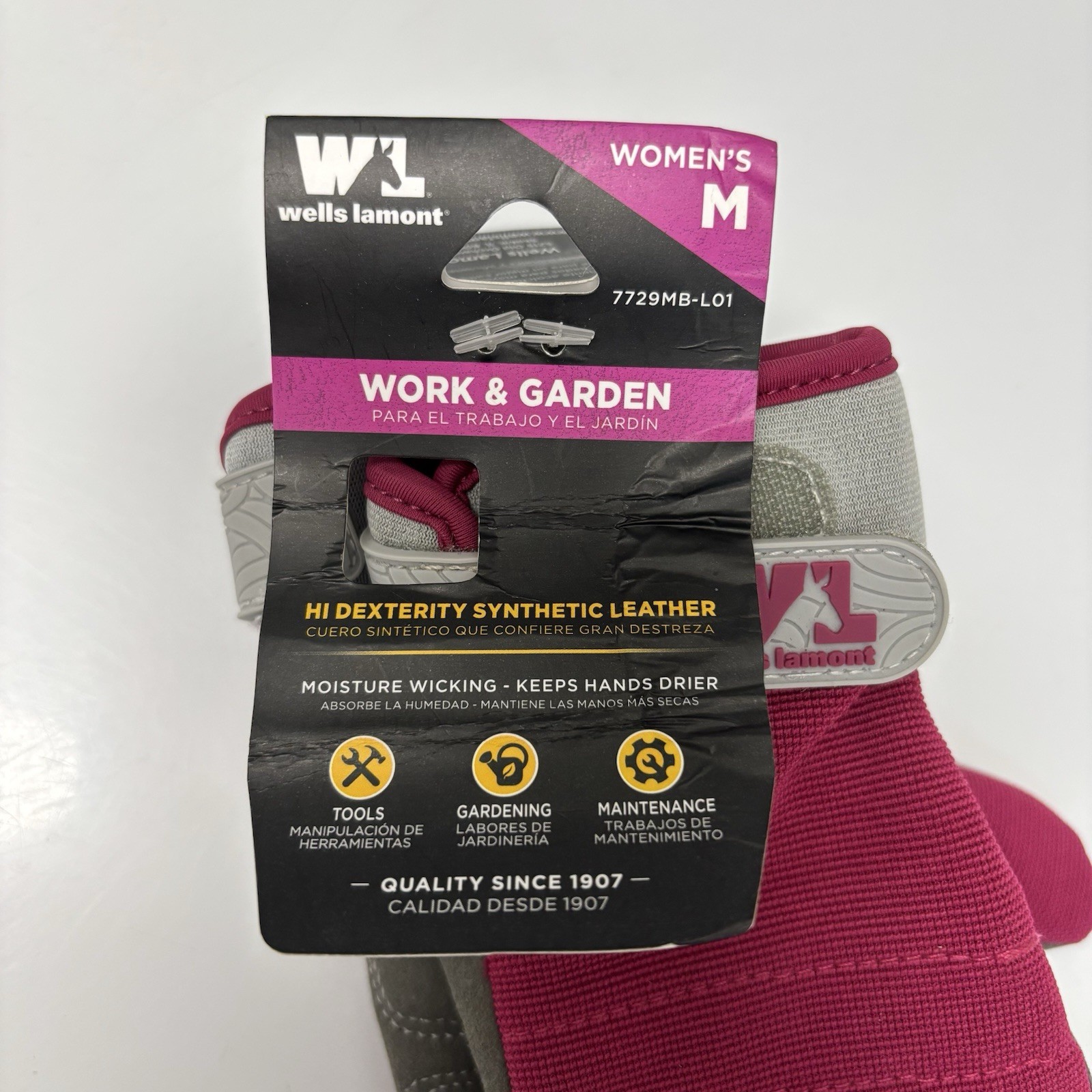 Wells Lamont work gloves Women’s Medium Work & Garden Gloves Synthetic Leather