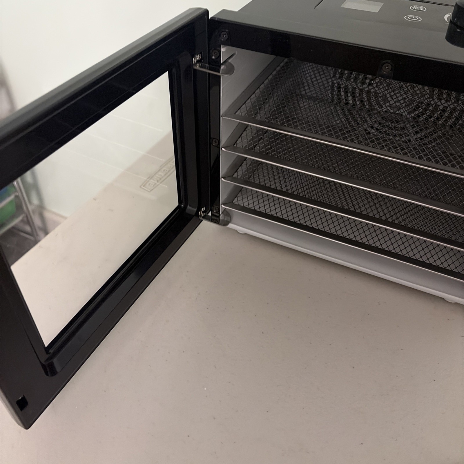 Elite Gourmet Food Dehydrator, Stainless Steel Trays Food Dehydrator, Adj. Temp.