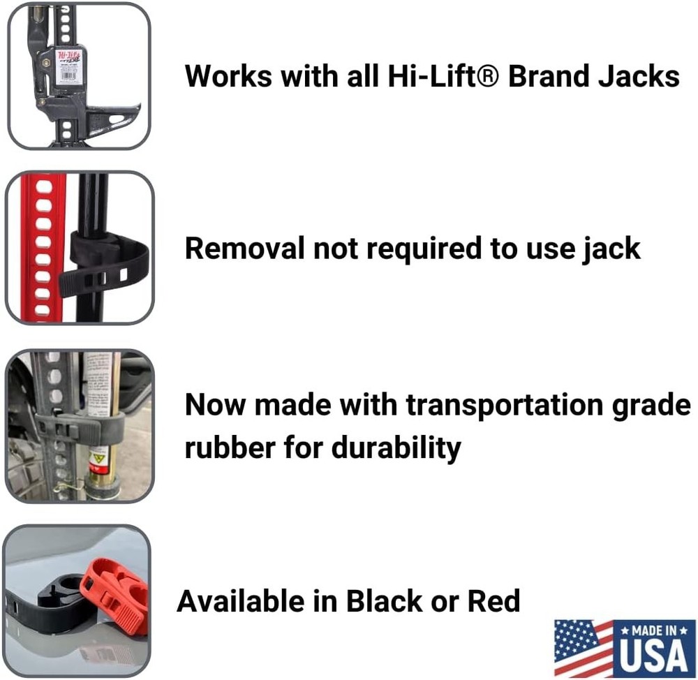 Jack Handle-Keeper Black HK-B