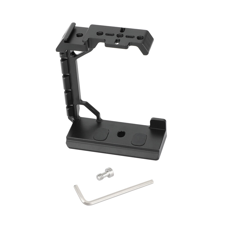Half Camera Cage Protective Frame with Arca-Type Base & Shoe Mount for Sony A1
