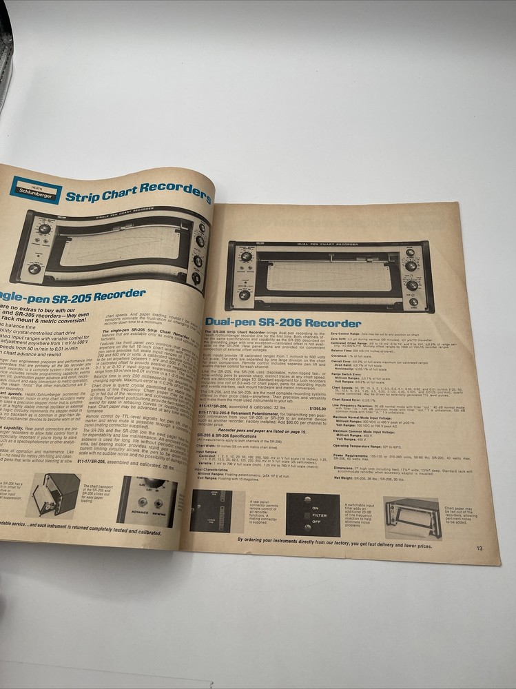 Heath / Schlumberger Assembled Instruments Catalog October 1975