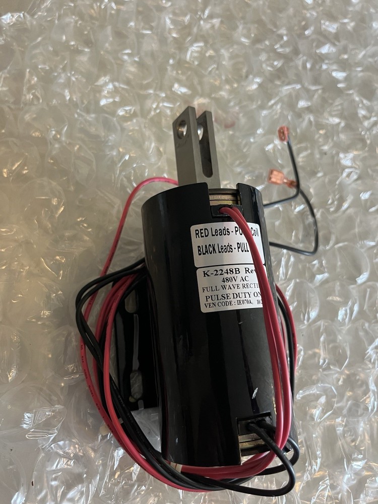 K-2248B GE Zenith Solenoid 480V F14 Power Panel Transfer Switch Operator Linear