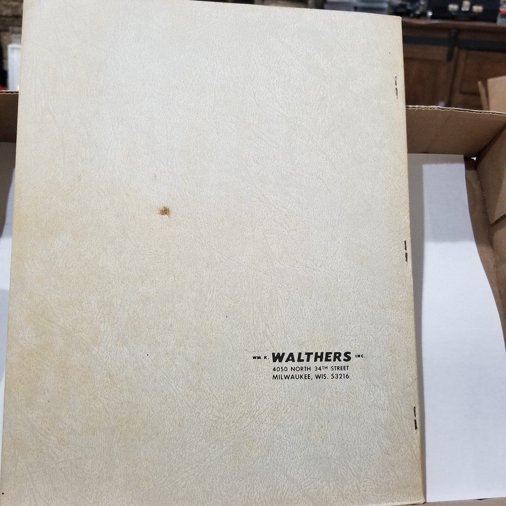 1971 Walthers HO Train Scale Catalog Reference Book