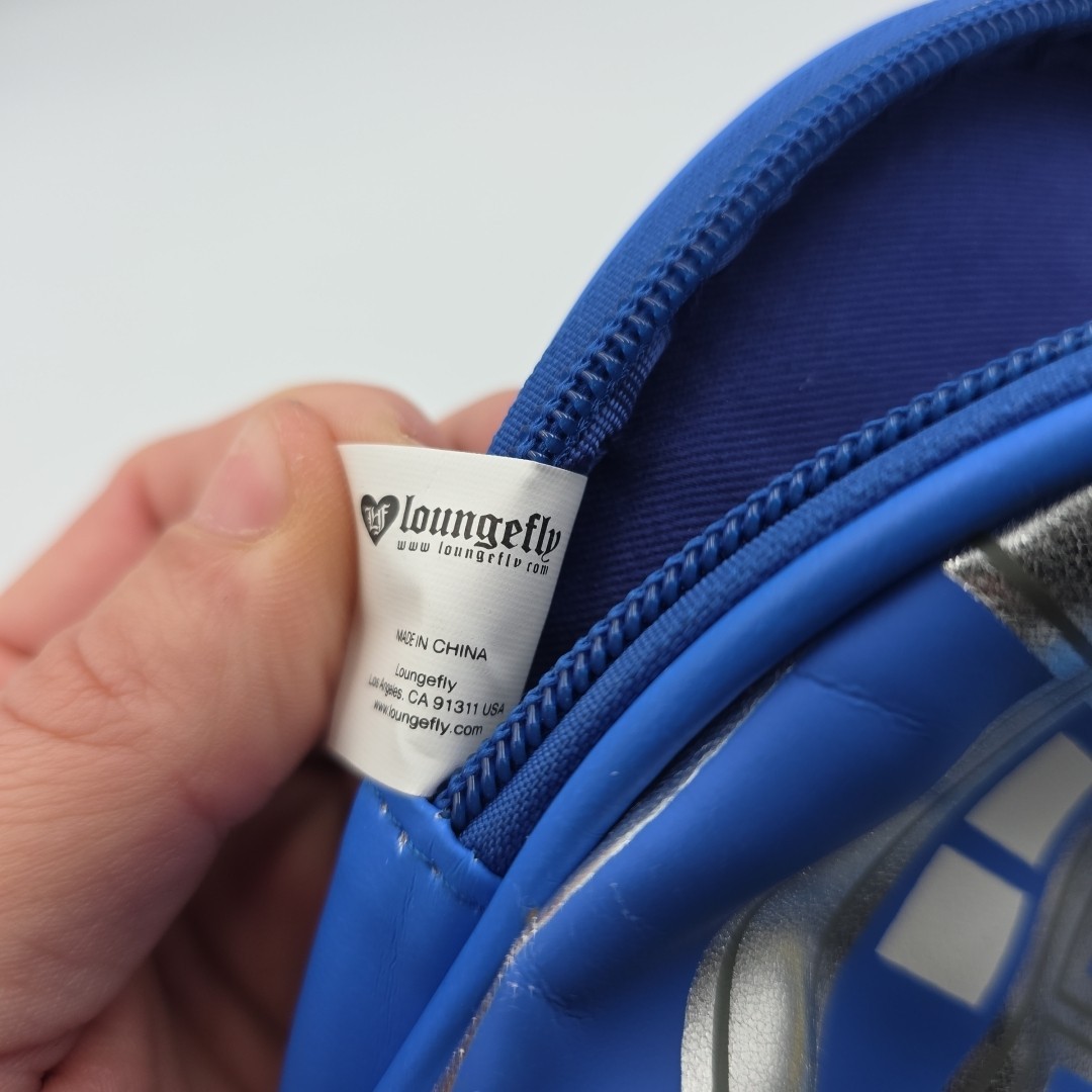 Disney Loungefly Coin Purse Wallet R2D2 Dome Shape Zipper Bag