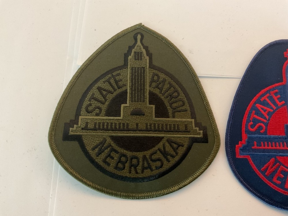 Nebraska State Patrol collectors patch set 2 pieces