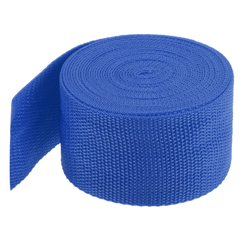 Lightweight Polypropylene Webbing Strap 5cm 5 Yard Blue