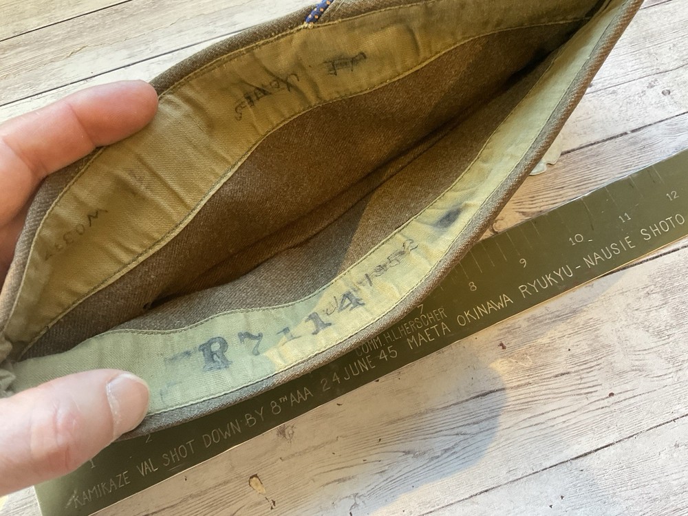 ORIGINAL WWII USAAF 8TH AIR FORCE AIRCREWMAN DOG TAGS AIR MEDAL ETC - WIA