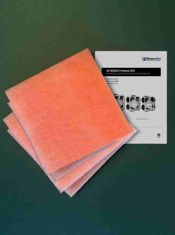 RenewAire EV Premium M Filters (Two Sets)