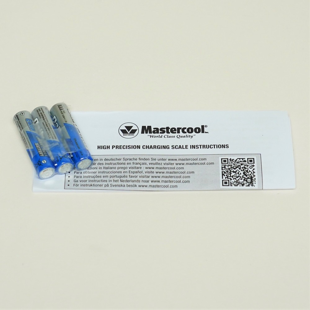 Mastercool 98202 High Precision Refrigerant Charging Scale with Case for R600