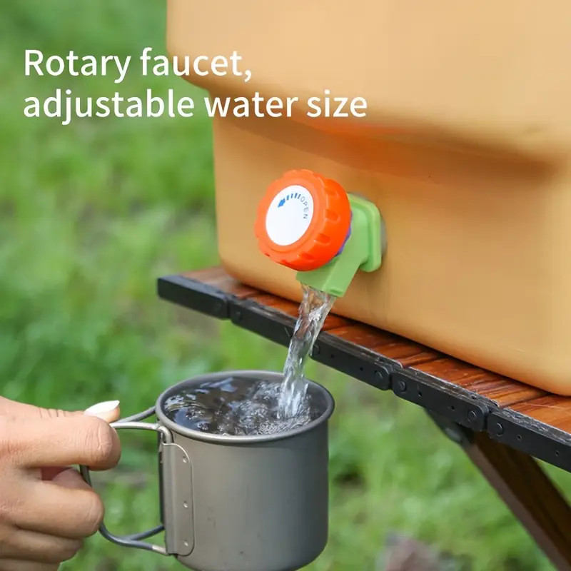 20L Water Container with Spigot and Soap Dispenser Portable Camping Water Jug US