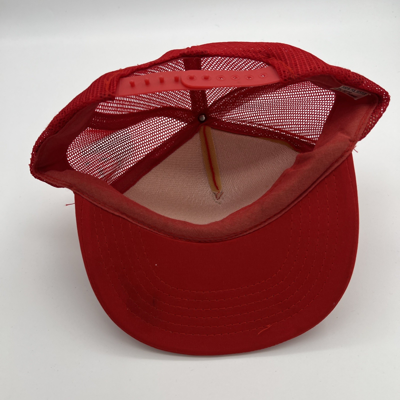 Vintage 80s Coke is it! Coca Cola Snapback Mesh Trucker Hat Ball Cap Advertising