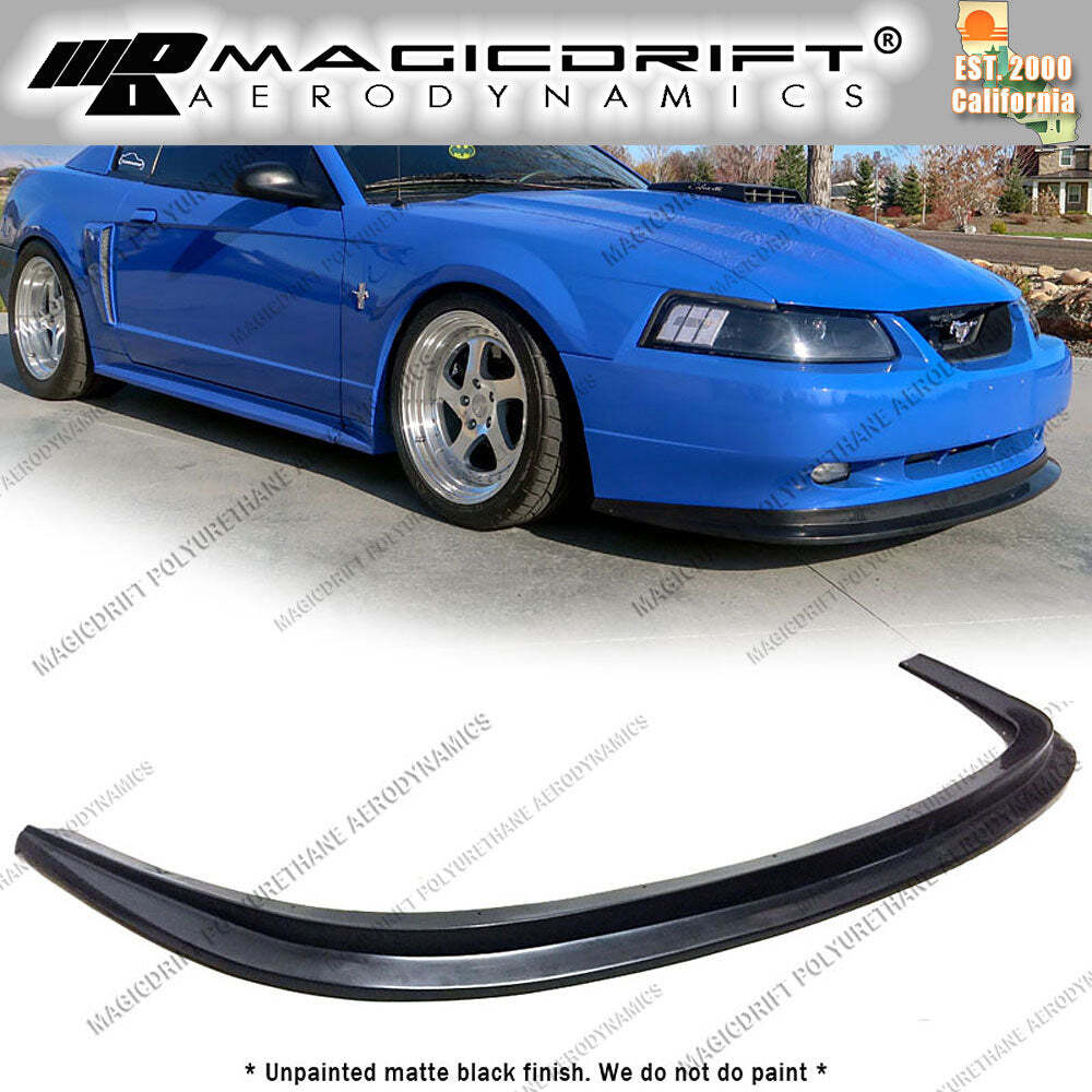 For New Edge 99-04 Ford Mustang MDA Style Front Chin Spoiler Bumper Lip Cobra