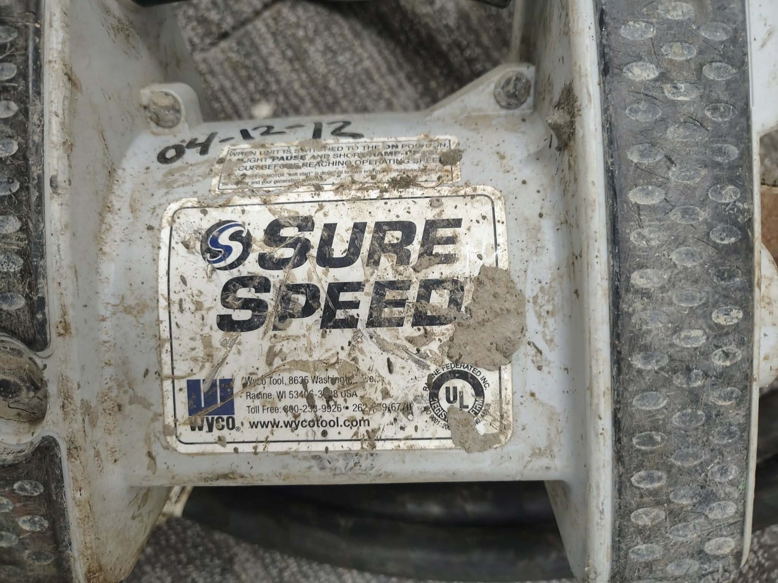 Wyco Sure Speed Flex Shaft Concrete Vibrator Wsd1