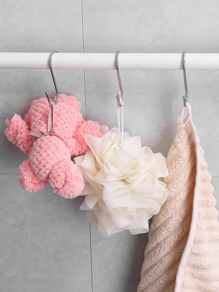 3PCS Stainless Steel S-Shape Hook Kitchen Bedroom Multi-Function Railing S Hang