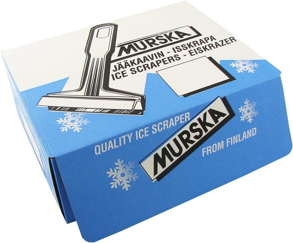 Murska Brass Blade Ice Scraper 2 Pack - Effortless & Scratch-Resistant Tool