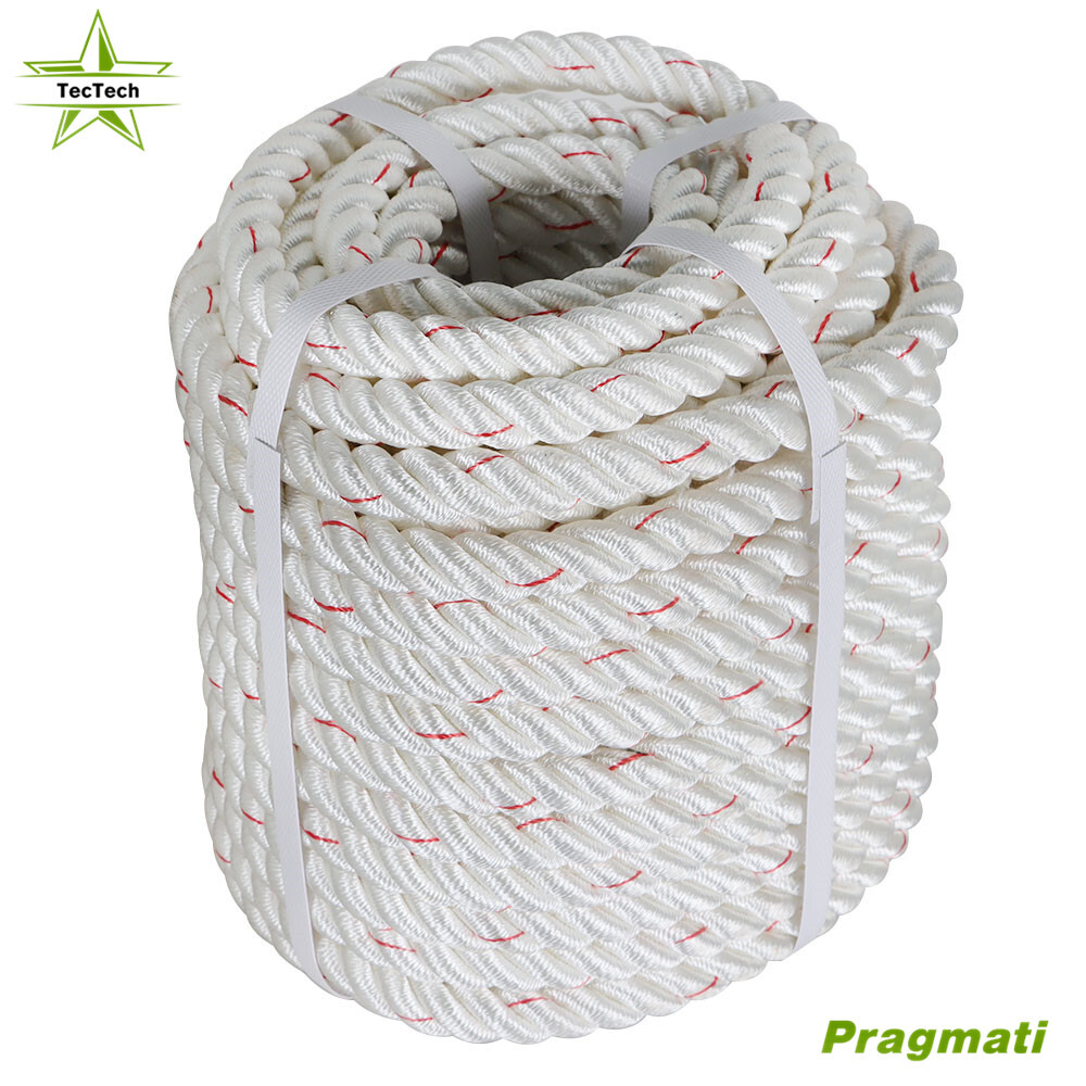 Double Braid Polyester Arborist Bull Rope Pulling Rigging Sailing Line 3/4"x100'
