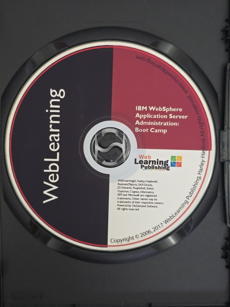 IBM WebSphere Application Server Administration Boot Camp CD | CBT Training 2017