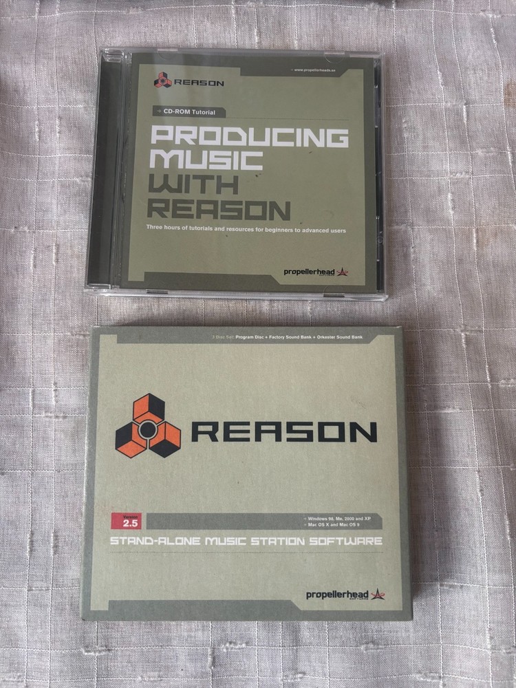 Propellerhead Reason 2.5 Software  & Tutorial Disc- No License No- Disc's Only