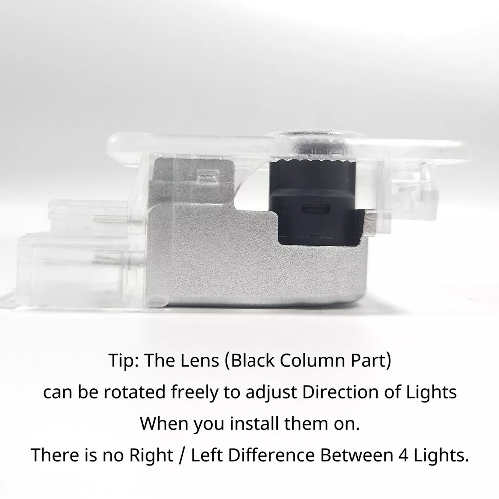 2x Ghost LED Car Door Step Courtesy Shadow Lights For ATS SRX XT5 XTS Mulitcolor