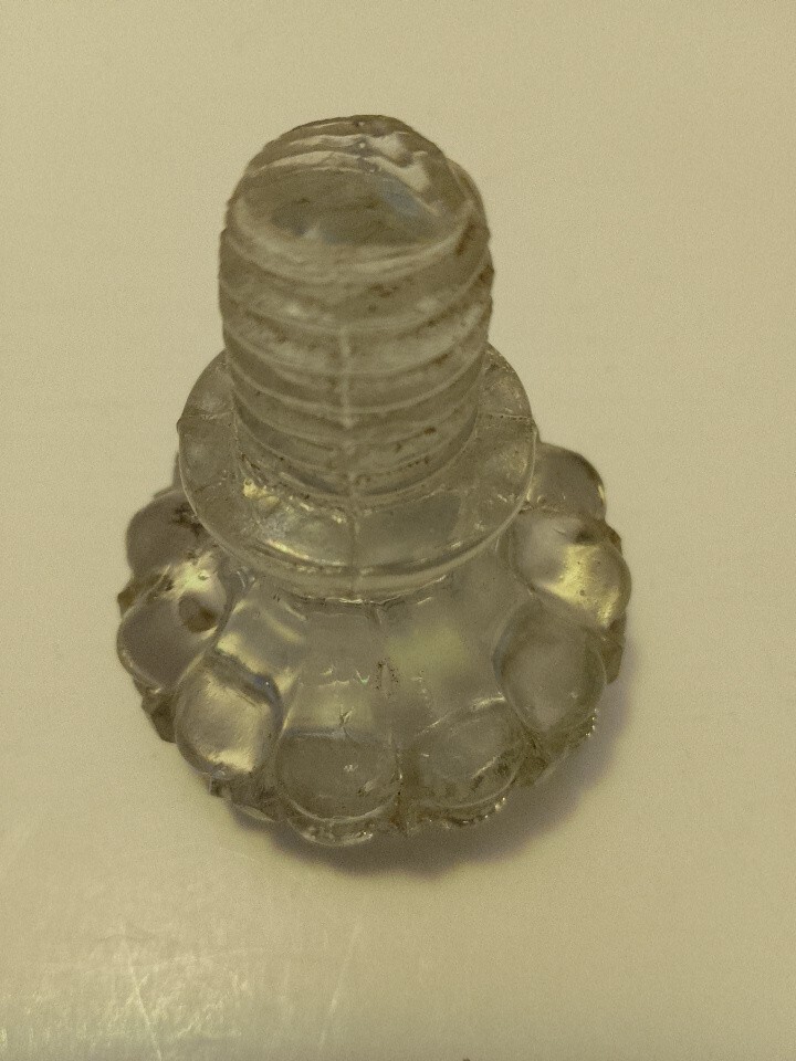Antique Glass Draw Handle Good Condition