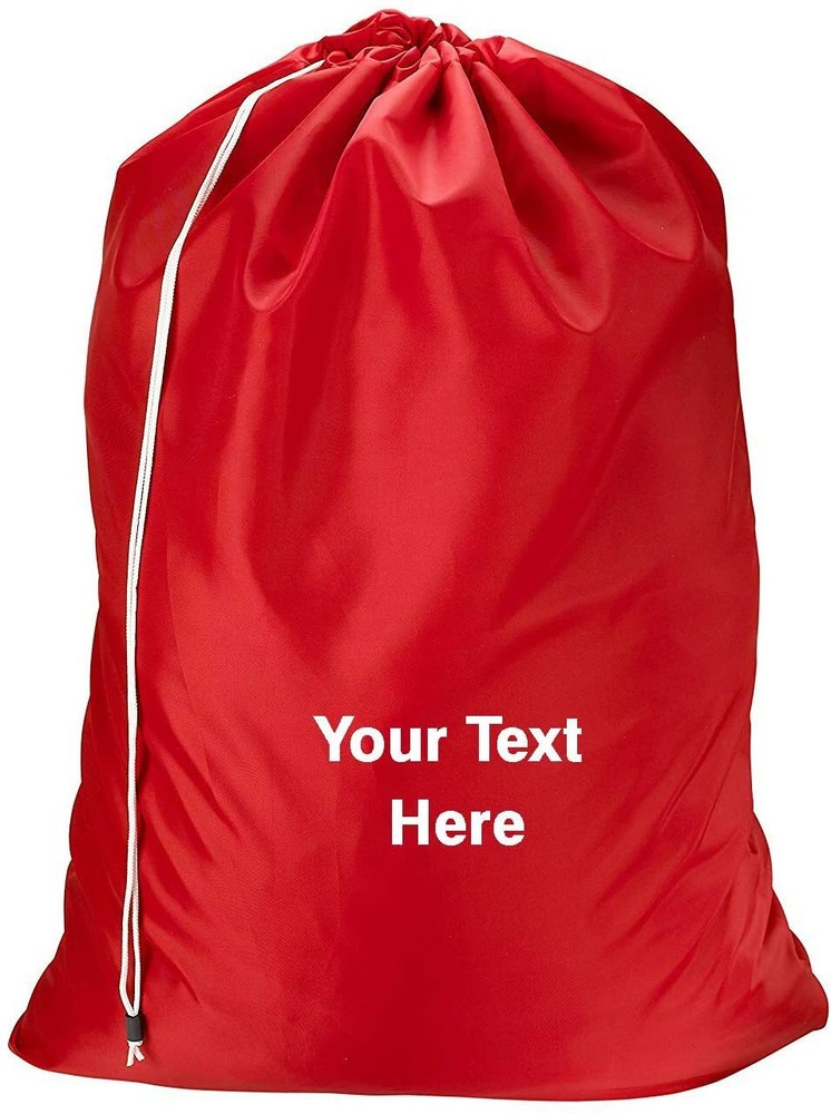 Gilbin Personalized Nylon Laundry Bag - Locking Drawstring Closure