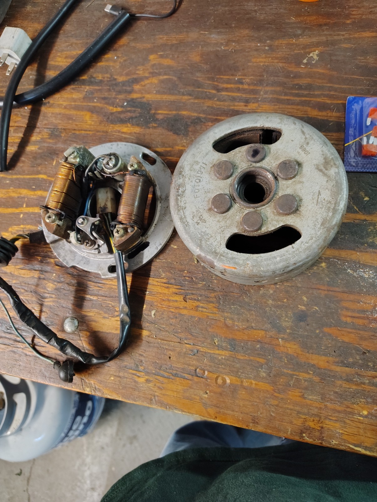 Yamaha dt2 flywheel magneto