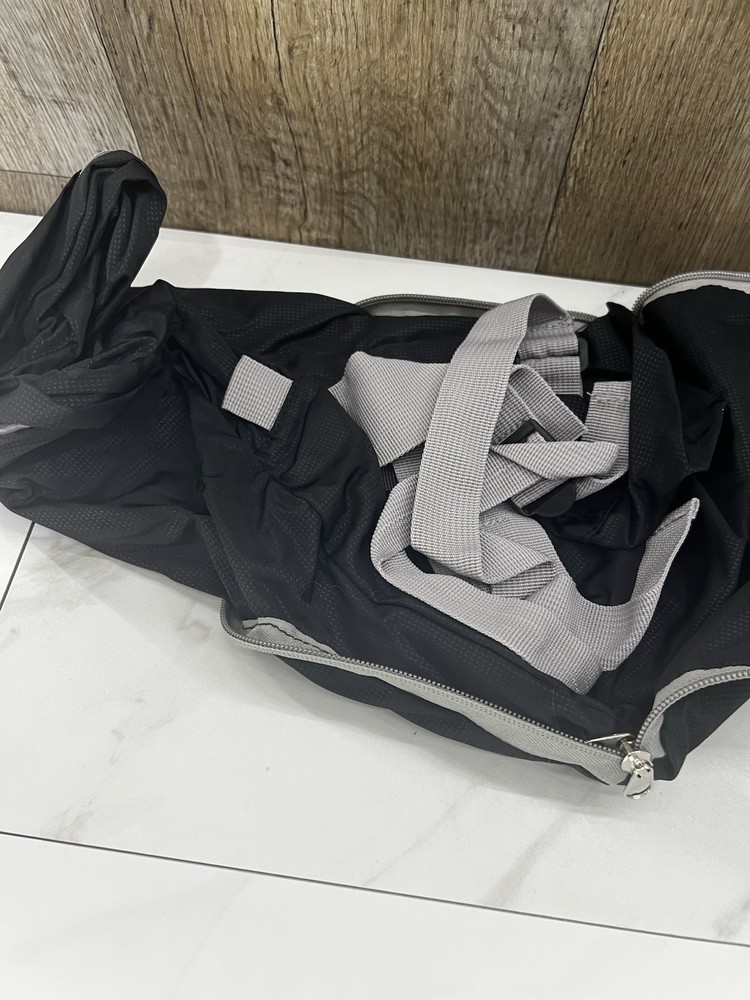 Backpack Packable Foldable Travel Bag Black Nylon MINT Extra Storage