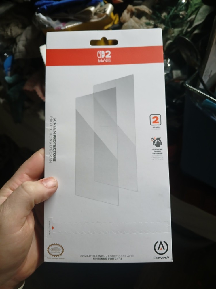 PowerA Screen Protector 2-Pack designed for the Nintendo Switch 2 system.
