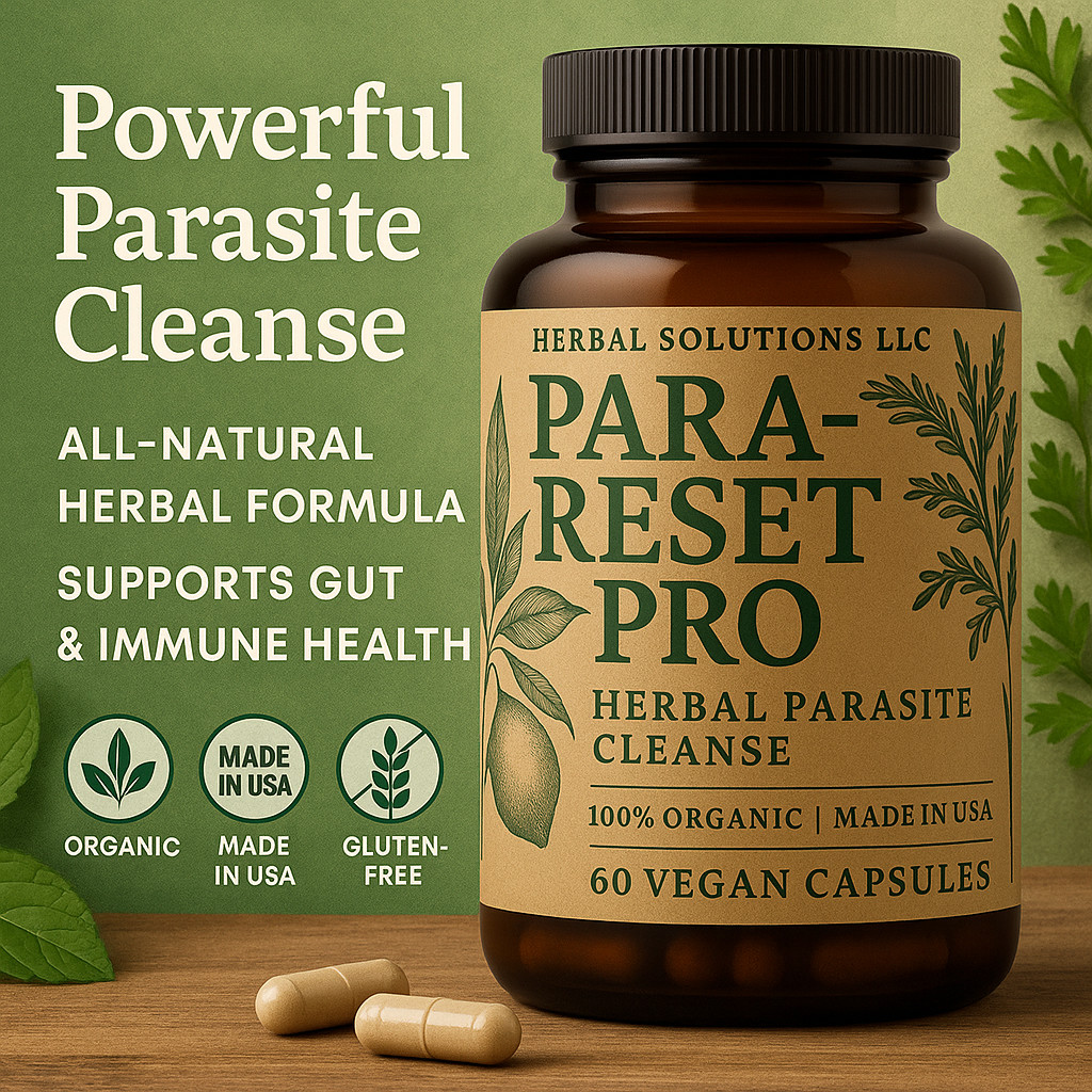 PARASITE DETOX BODY CLEANSE Complex Anti- PARASITE Support Detox - Candida Detox
