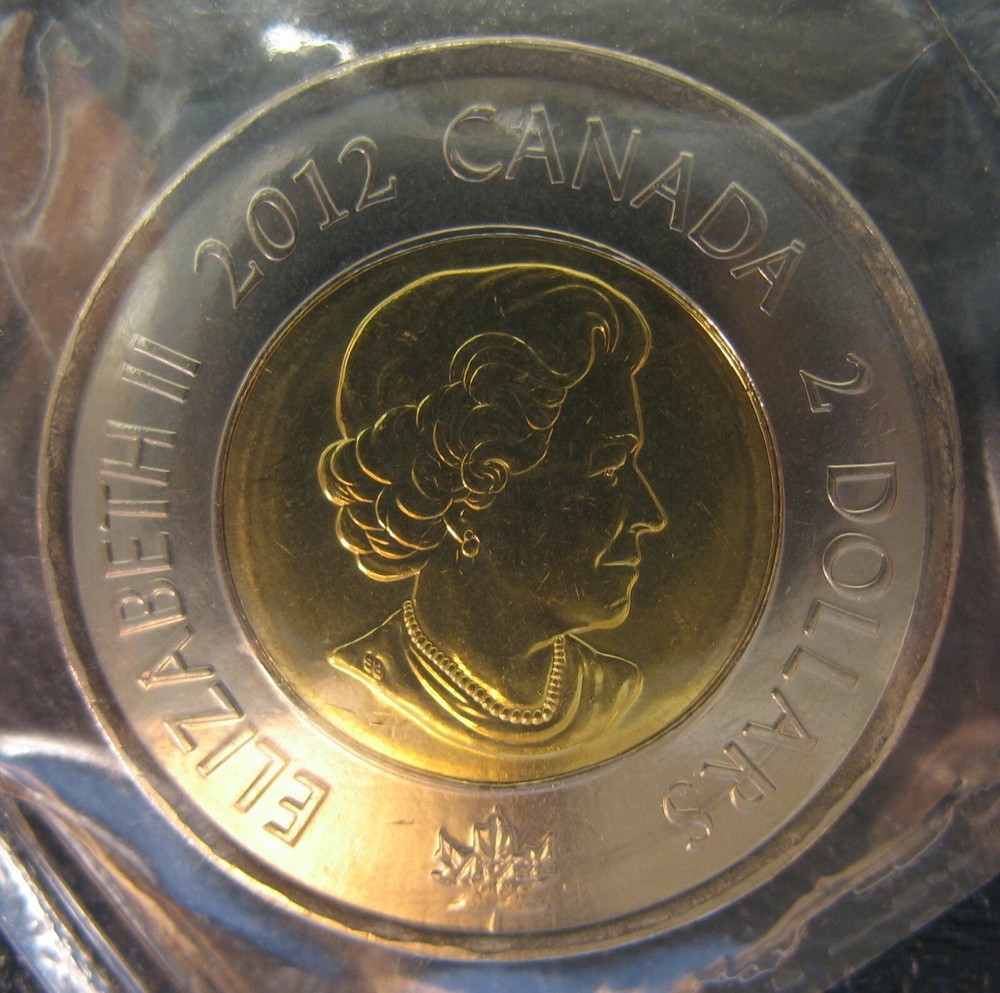 Canada 2012 $2 HMS Shannon BU ( Normal Type ) Sealed in original cellophane