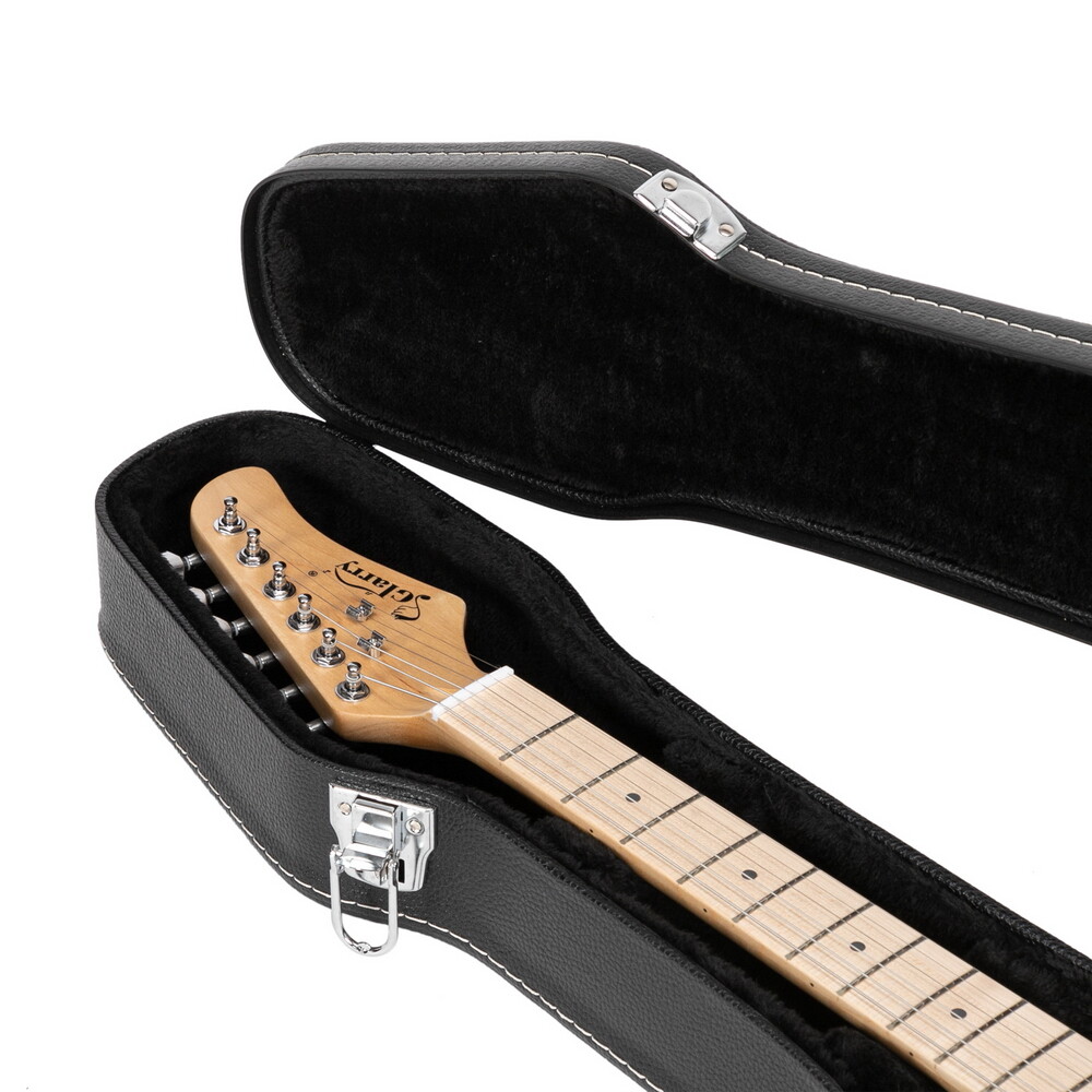 Hard-Shell Electric Guitar Case Flat Surface Black suit for GST, GTL -