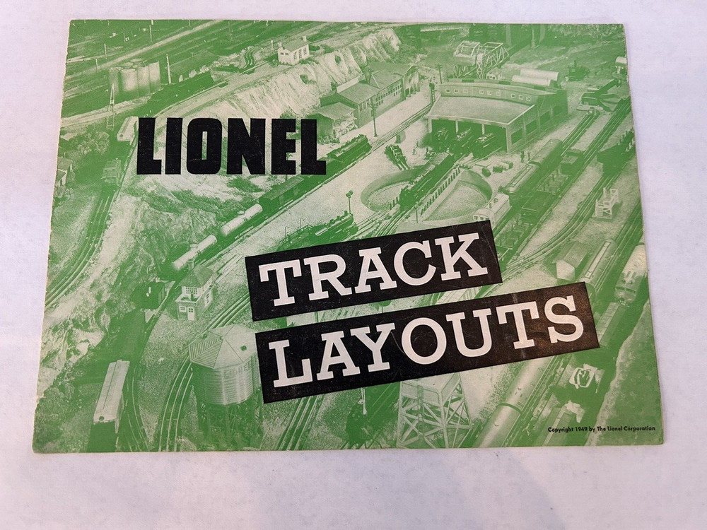 LIONEL 1949 Track Layouts Brochure