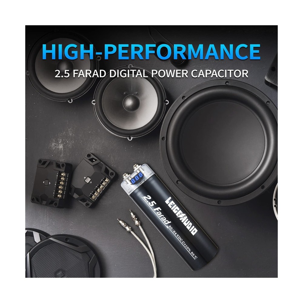 2.5 Farad Digital Power Capacitor for Car Audio System, Performance Car Audio...