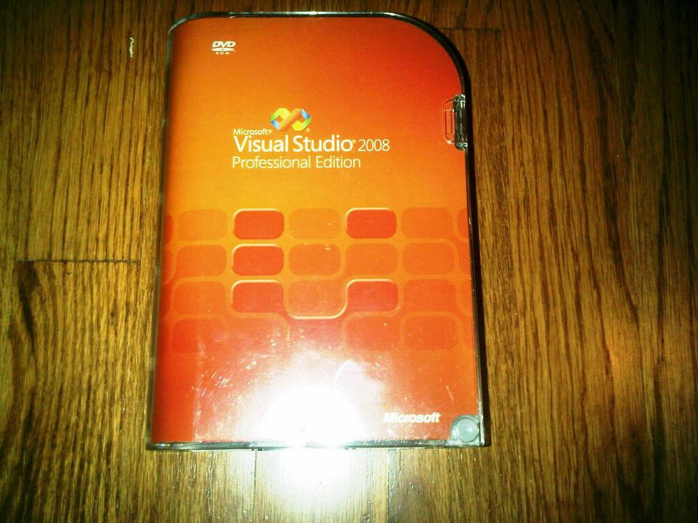 Microsoft Visual Studio 2008 Professional, SKU C5E-00245, Sealed Retail Box,Full