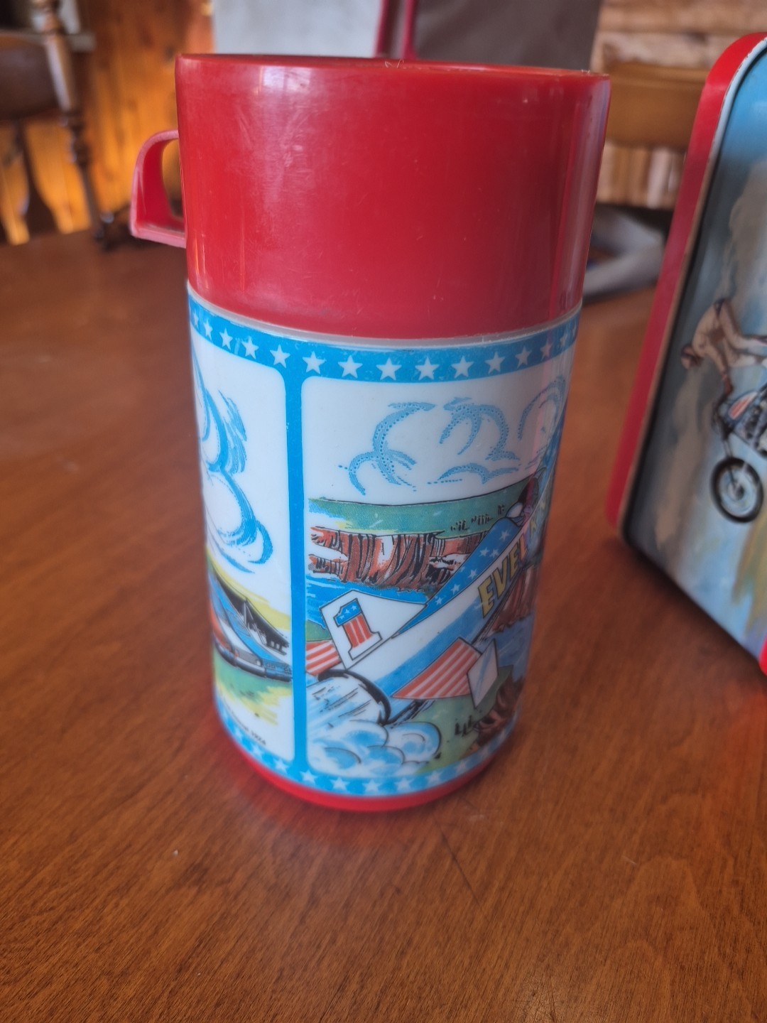 1974 evel knievel lunch box