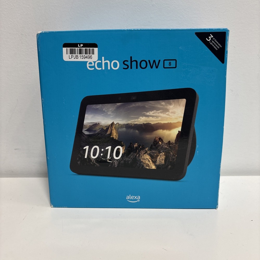Amazon Echo Show 8 (3rd Generation) 8-inch Smart Display with Alexa, Charcoal